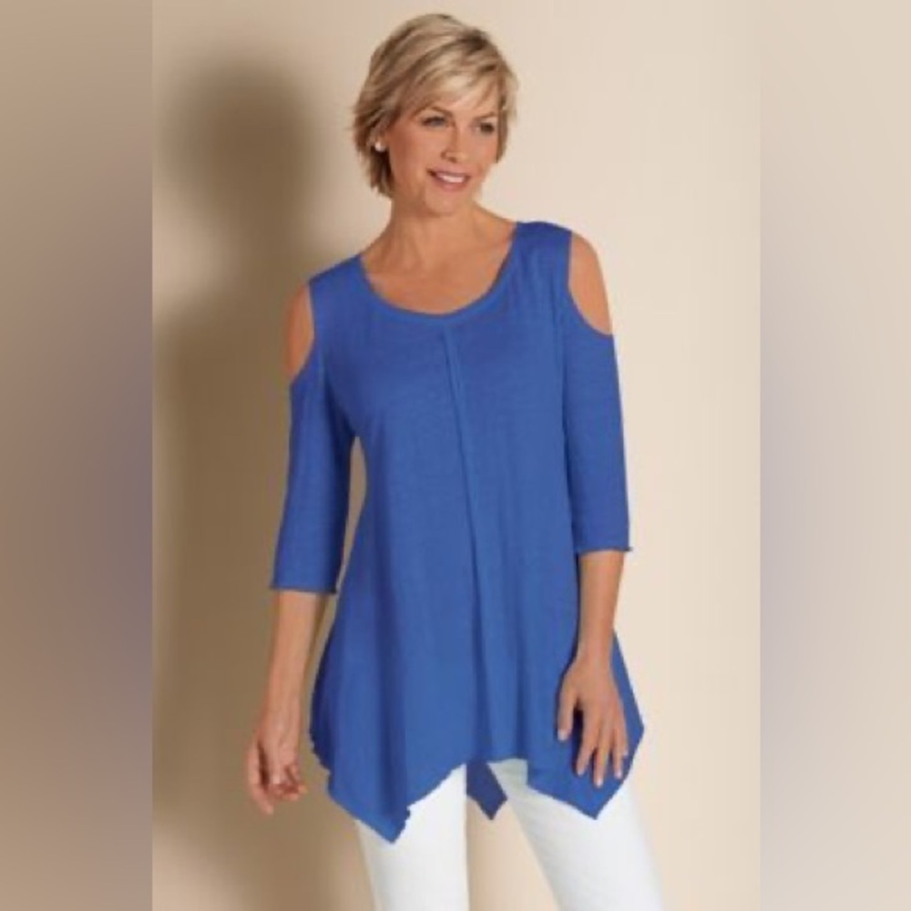 Soft Surroundings Casual Sunset Top